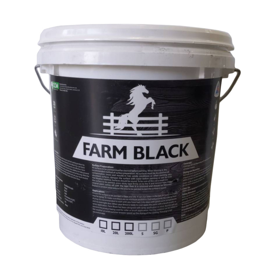 Anti Chew Fence Paint | Farm Black