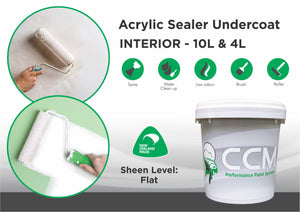 Acrylic Sealer Undercoat | Brush/Roller Application